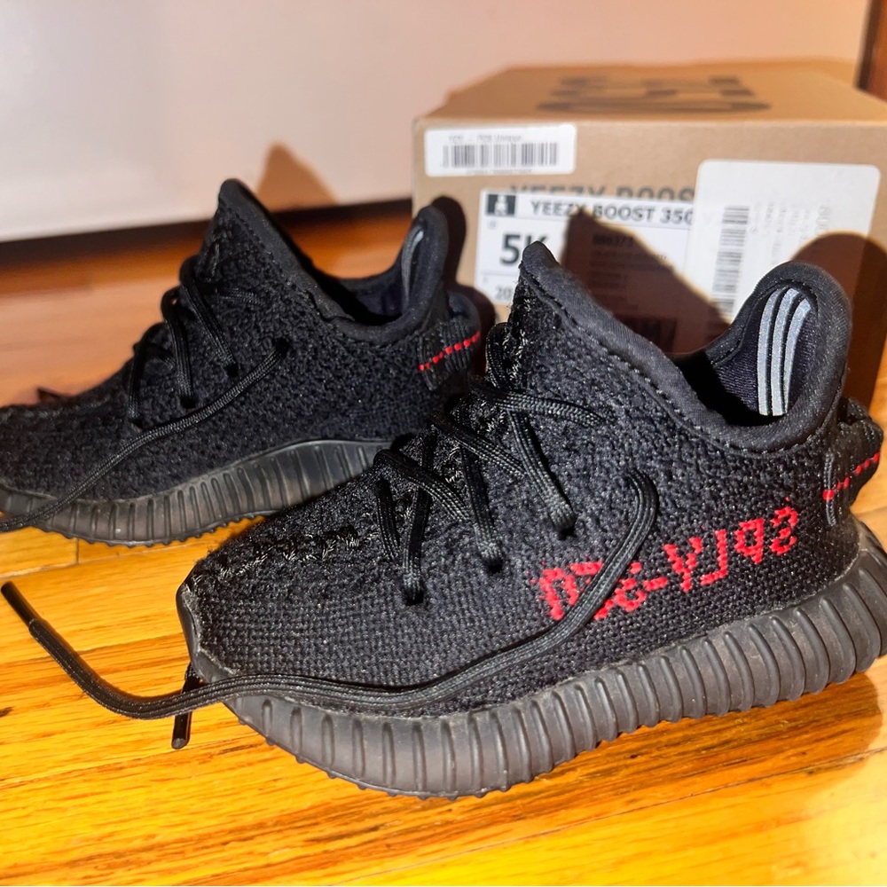 The Yeezy 350 V2 “Bred” Black Red